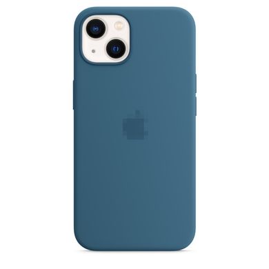 Чохол Silicone Case Full OEM+MagSafe для iPhone 13 Blue Jay