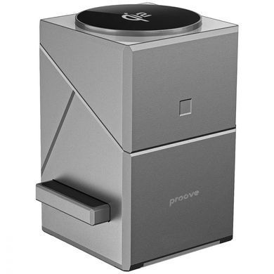 Бездротовий зарядний пристрій 3 в 1 Proove Iron Hide Qi2 15W Gray - ash-mobile.com.ua - фото 3
