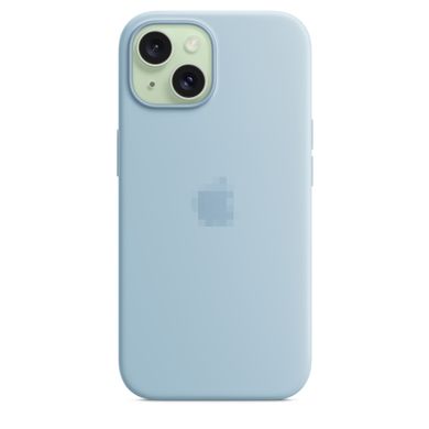 Чохол Silicone Case Full OEM+MagSafe для iPhone 15 Plus Light Blue - ash-mobile.com.ua - фото 4