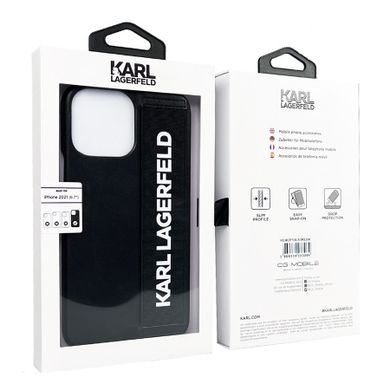 Чохол Karl Lagerfeld Leather Case для iPhone 13 PRO MAX Black