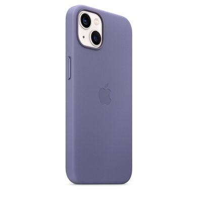 Чохол Leather Case with MagSafe для iPhone 13 Wisteria