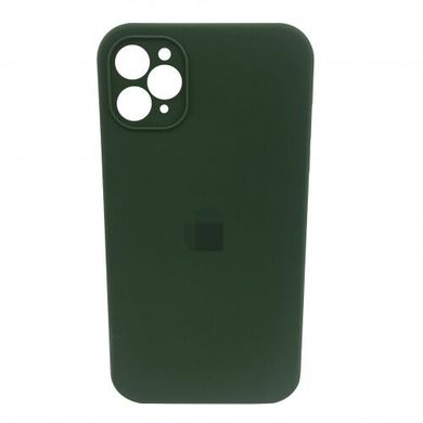 Чехол Silicone Case FULL+Camera Square для iPhone 12 PRO Olive купить