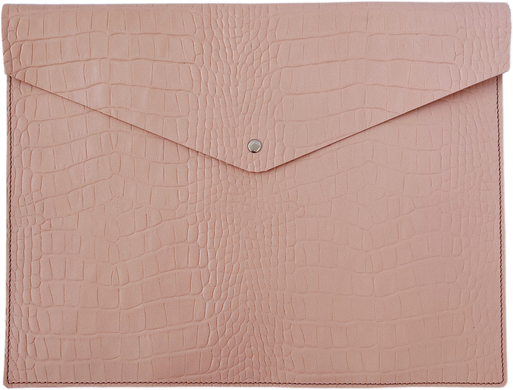 Конверт з натуральної шкіри для MacBook 13.3 Pink Sand купити