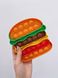 Pop-It игрушка Burger (Бургер) Orange/Brown/Red