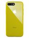 Чохол Glass Pastel Case для iPhone 7 Plus | 8 Plus Yellow