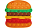Pop-It іграшка Burger (Бургер) Orange/Brown/Red