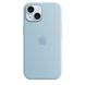 Чохол Silicone Case Full OEM+MagSafe для iPhone 15 Plus Light Blue