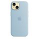 Чохол Silicone Case Full OEM+MagSafe для iPhone 15 Plus Light Blue