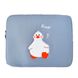 Сумка Cute Bag для MacBook Air 13" (2018-2022) | Pro 13" (2016-2022) Duck Lavander Grey