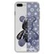 Чохол прозорий Print Robot Bear для iPhone 7 Plus | 8 Plus Lavender Grey купити