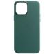 Чехол ECO Leather Case with MagSafe для iPhone 15 Plus Pine Green