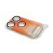 Защитное стекло на камеру Glitter Camera Protector для iPhone 17 PRO Orange