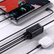 Мережевий фільтр Baseus GaN3 Pro 65W (2 Type-C + 2 USB) + Кабель Type-C to Type-C 100W (1m) Black