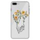 Чехол прозрачный Print Leaves для iPhone 7 Plus | 8 Plus Hands Flower купить