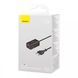Мережевий фільтр Baseus GaN3 Pro 65W (2 Type-C + 2 USB) + Кабель Type-C to Type-C 100W (1m) Black