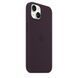 Чохол Silicone Case Full OEM+MagSafe для iPhone 14 Plus Elderberry