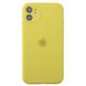 Чохол Silicone Case Full + Camera для iPhone 12 MINI Yellow купити