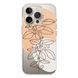 Чохол прозорий Print Leaves with MagSafe для iPhone 16 PRO Flowerpot - ash-mobile.com.ua - фото 1