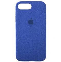 Чохол Alcantara Full для iPhone 7 Plus | 8 Plus Midnight Blue купити