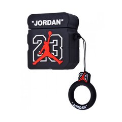 Чехол 3D для AirPods 1 | 2 Jordan 23 Black купить