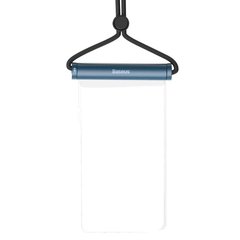 Чехол водонепроницаемый Baseus Cylinder slide-cover Waterproof bag до 7.2" Blue