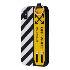 Чохол Brand OFF-White Case для iPhone X|XS Black/White/Yellow купити