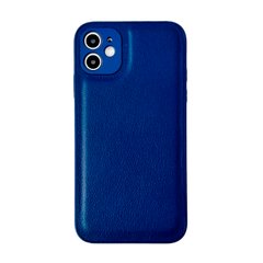 Чохол PU Eco Leather Case для iPhone 12 Deep Navy купити