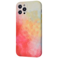 Чохол WAVE Watercolor Case для iPhone 12 MINI White/Red купити