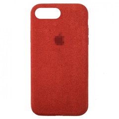 Чохол Alcantara Full для iPhone 7 | 8 | SE 2 | SE 3 Red купити