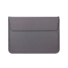 Шкіряний конверт Leather PU для MacBook 15.4 Grey купити