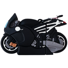 Чехол 3D для AirPods 1 | 2 Motorbike Black купить