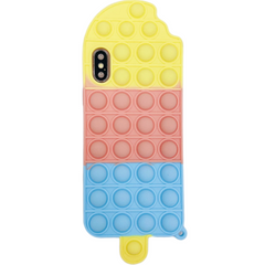Чохол Pop-It Case для iPhone X | XS Ice Cream Yellow/Blue купити