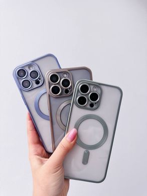 Чохол Shining MATTE with MagSafe для iPhone 12 Titanium Silver купити