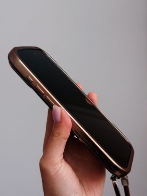 Чехол Vintage Leather Case для iPhone 16 PRO Rose Brown - ash-mobile.com.ua - фото 4