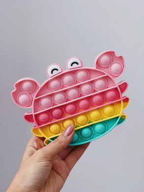 Pop-It іграшка Crab (Крабик) Pink/Spearmint купити