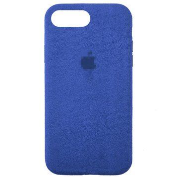 Чохол Alcantara Full для iPhone 7 Plus | 8 Plus Midnight Blue - ash-mobile.com.ua - фото 1