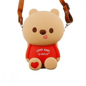 Сумка на плече для дитячого фотоапарату Bear Love 20,8*15,5*6,5 Red - ash-mobile.com.ua - фото 1