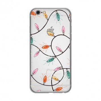 Чохол прозорий Print NEW YEAR для iPhone 6 Plus | 6s Plus Garland - ash-mobile.com.ua - фото 1