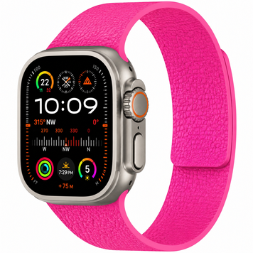 Ремінець Silicone Magnetic Strap для Apple Watch 42mm | 44mm | 45mm | 46mm | 49mm Hot Pink