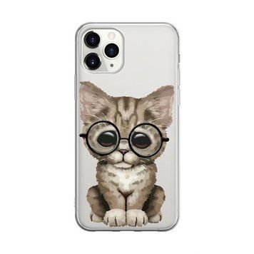 Чохол прозорий Print Animals для iPhone 11 PRO Cat - ash-mobile.com.ua - фото 1