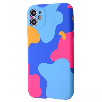 Чохол WAVE NEON X LUXO Minimalistic Case для iPhone 11 Blue/Electrik Pink - ash-mobile.com.ua - фото 1