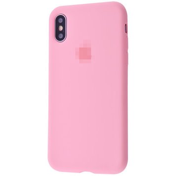 Чохол Silicone Case Full для iPhone XS MAX Pink - ash-mobile.com.ua - фото 1