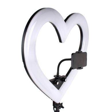 Цветная кольцевая лампа в форме Сердца Color Heart BX-34 RGB (47 см) + тренога купить