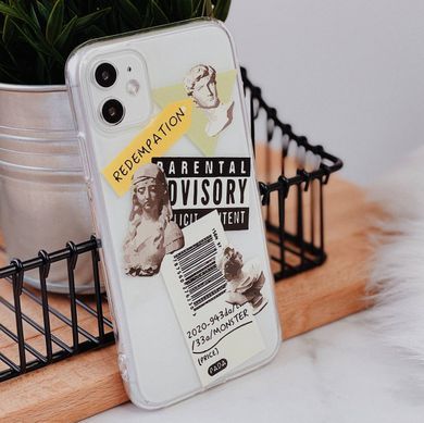 Чехол прозрачный Print Rome для iPhone 17 Air Three Sculptures