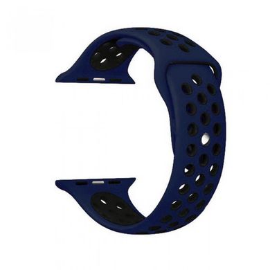 Ремінець Nike Sport Band для Apple Watch 42mm | 44mm | 45mm | 49mm Midnight Blue/Black купити
