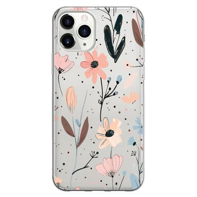 Чохол прозорий Print Flower для iPhone 14 PRO MAX Floral Dream - ash-mobile.com.ua - фото 1