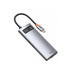Перехідник для MacBook USB-C хаб Baseus Metal Gleam Series Multifunctional 6 в 1 Gray