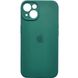 Чохол Silicone Case Full + Camera для iPhone 14 Plus Pine Green