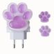 Захисний чохол для блоку ЗП + Кліпса + Пружинка для кабелю Paw Purple - ash-mobile.com.ua - фото 1