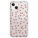Чохол прозорий Print Love Kiss для iPhone 14 More Hearts